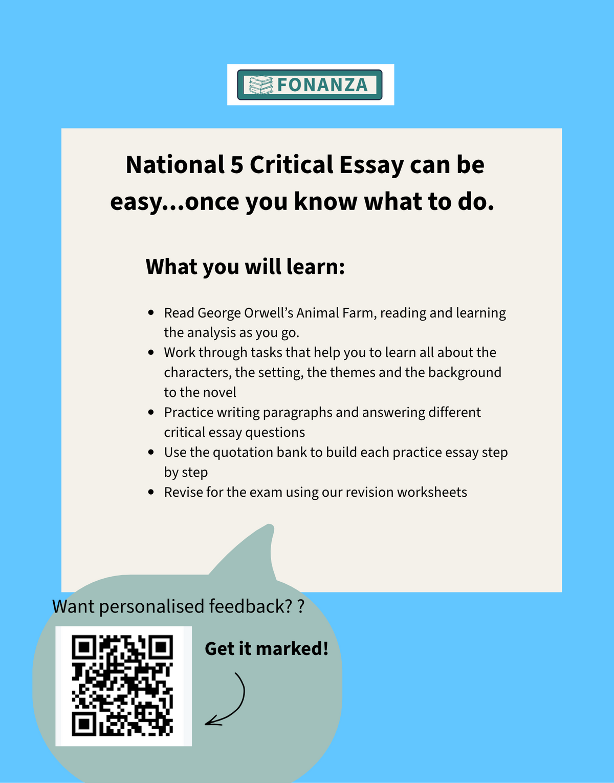 How to Write a Critical Essay for National 5 English