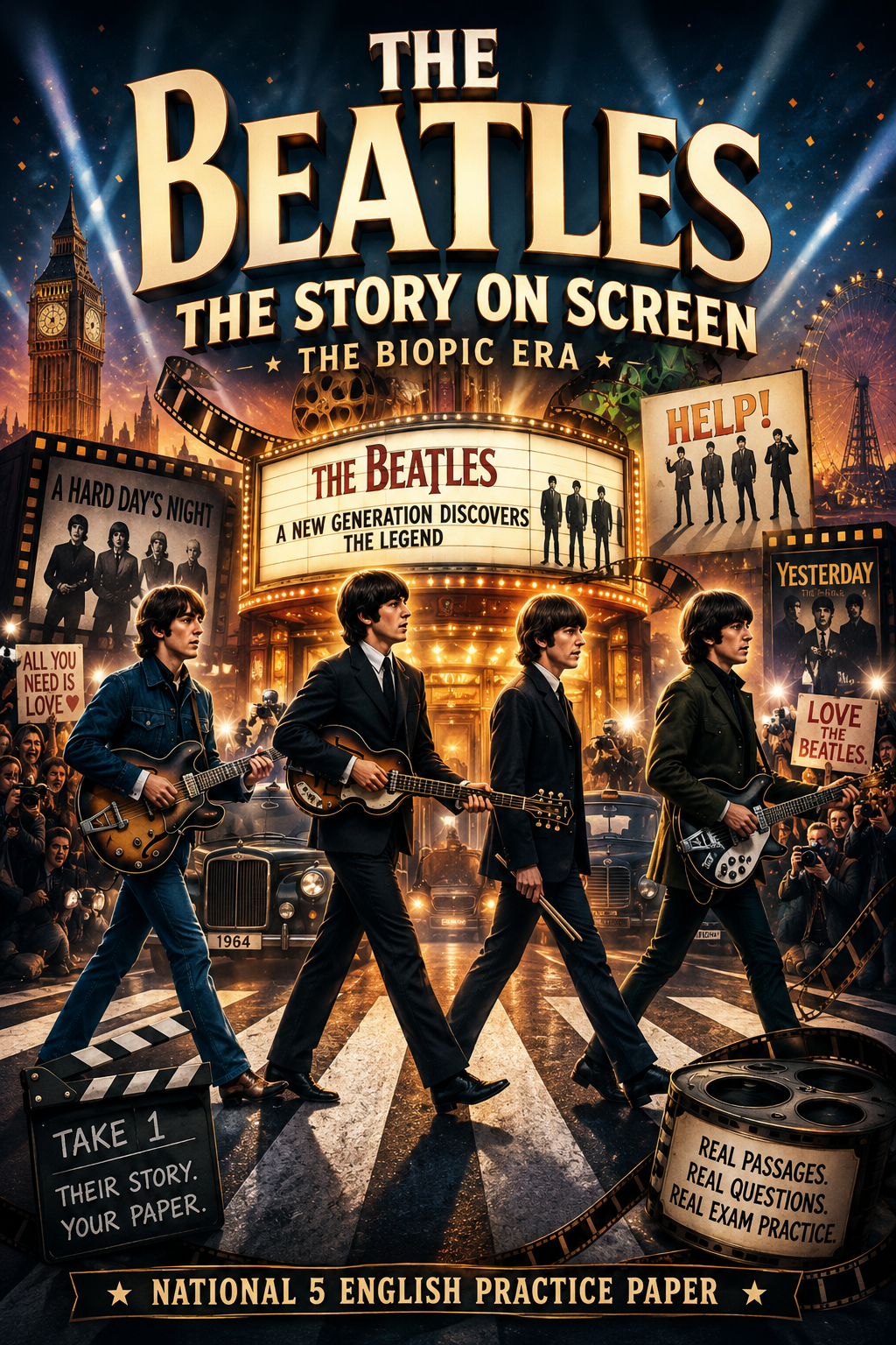 National 5 English Practice Paper: Life Before The Beatles Biopics