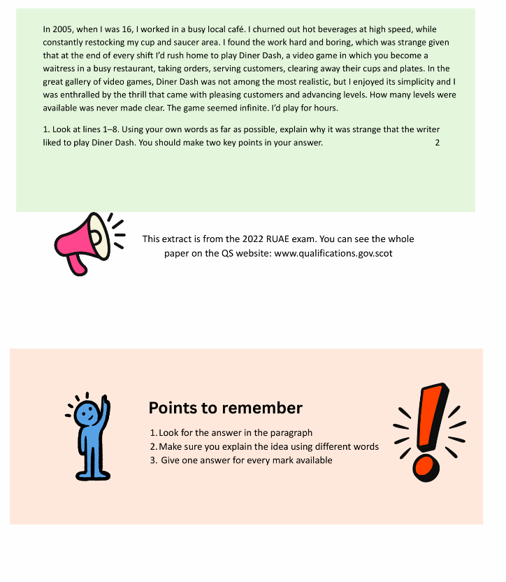 National 5 English: How to pass the RUAE exam